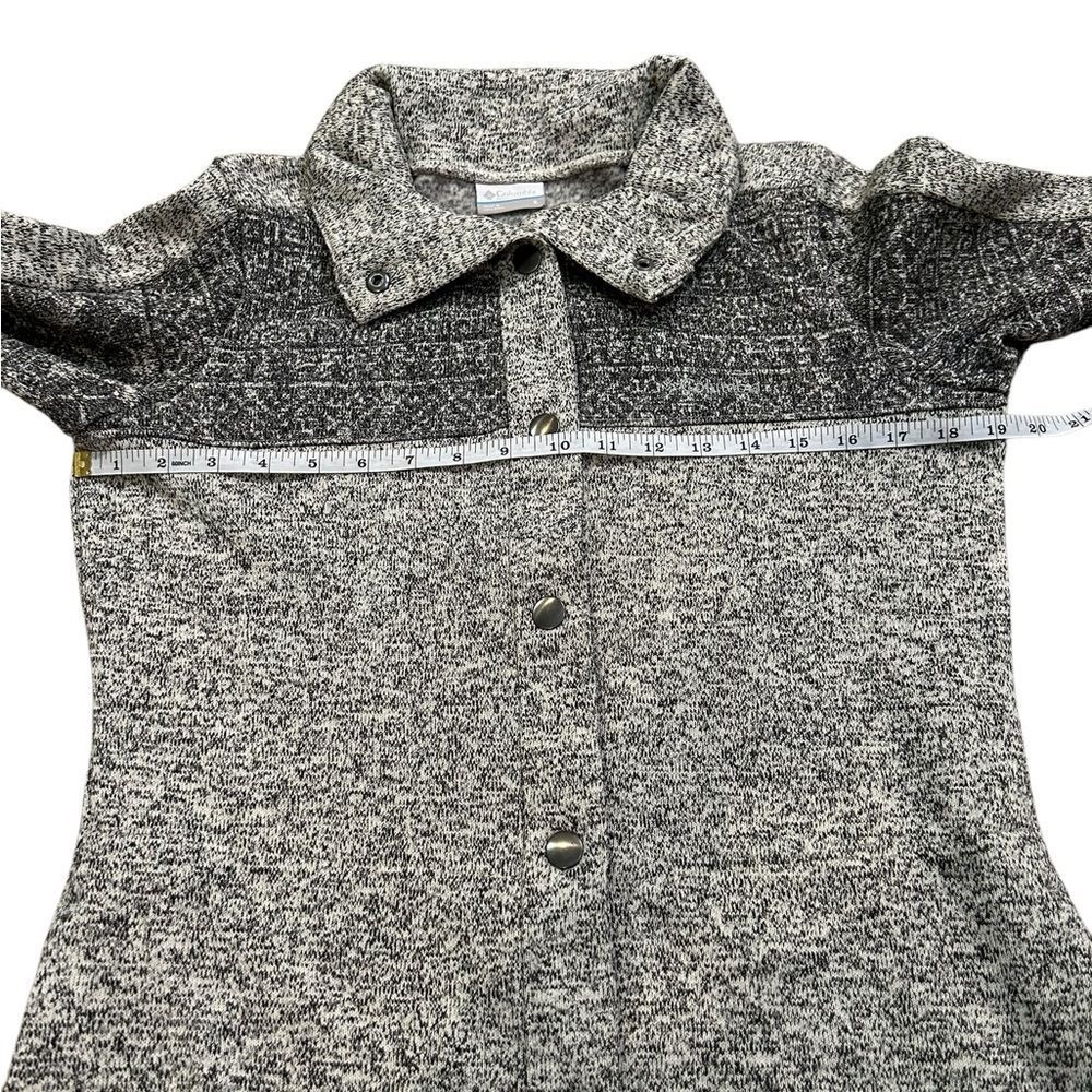 Women's Columbia snap button‎ gray jacket size S - Picture 7 of 8